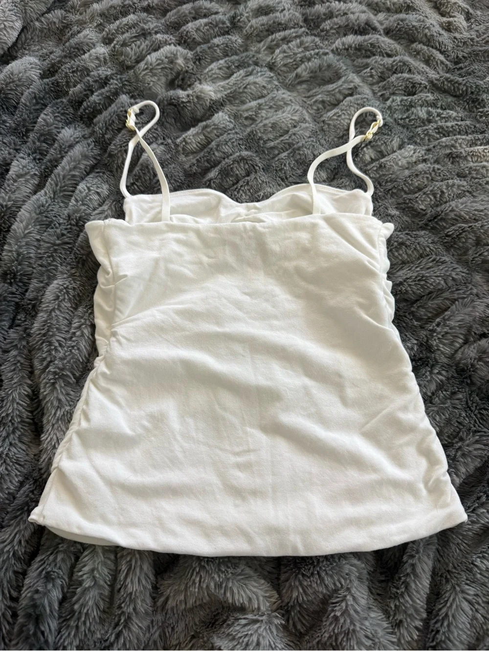 Modal Ruched Layered Tank Top - Picture 8 of 8